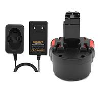 Shentec 9.6V 3.5Ah Ni-MH per Batteria Bosch BAT048 BAT100 BAT119 2607335272 2607335461 Gsr 9.6VE-2 PSR 9.6VE-2 PSR960 23609 32609-RT Con caricabatterie