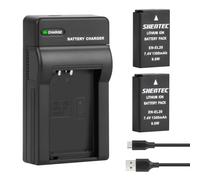 Shentec EN-EL20 EN-EL20a Batteria e caricatore LCD USB per Coolpix P950, P1000, DL24-500, Coolpix A, 1 AW1,1 J1,1 J2,1 J3,1 S1,1 V3 Fotocamera Digitale