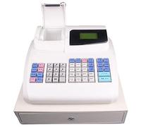 SHENUZ Registratore di Cassa Commerciale a LED da 48 Chiavi con Stampante Termica per Piccole Imprese Ristorante al Dettaglio, Registratore di Cassa Commerciale a LED Bene Durevole