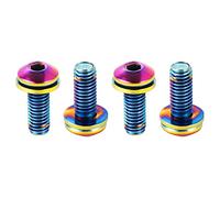 ShenZhenShiShiLiLanTianKeJiYouXianGongSi CNC Viti Portaborraccia per Bici, M5*12mm MTB Viti Portaborraccia, Colorate