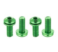 ShenZhenShiShiLiLanTianKeJiYouXianGongSi Viti per portabottiglie CNC, M5 x 12 mm, 4 pezzi, verde