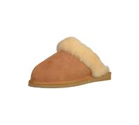 Shepherd of Sweden - Pantofole di montone Jessica - Ciabatte - Donna - 100% Vero montone - Slip-on - Comode - Morbide e calde - Nocciola - Taglia 42