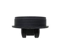 Shepherd Hardware 8721E Ruote girevoli nascoste, nere, 6,3 cm