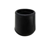 Shepherd Hardware 8763E Leg Tips 1-1/8-Inch Inside Diameter Rubber Chair Leg Caps 24 Pack Black