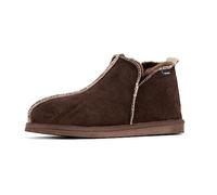 Shepherd of Sweden - Andy Sheepskin Slippers - 100% Real Sheepskin - Workmanship since 1982, Moro Brown Limited Edition, 45 EU