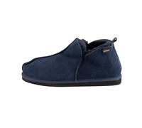 Shepherd of Sweden - Anton Sheepskin Slippers - Men - 100% Real Sheepskin - Comfort - Soft and Warm, Blu marino scuro, 44 EU