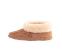 Shepherd of Sweden - Pantofole di montone Emmy - Donna - 100% Vero montone - Comode - Morbide e calde - Soffici - Nocciola - Taglia 42