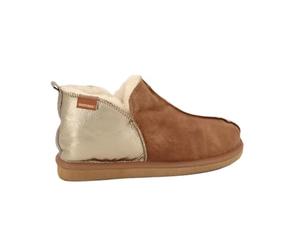 Shepherd Of Sweden Scarpe Annie Pantofola Cognac e Oro Donna Cognac 40