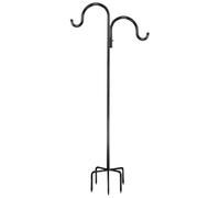 Shepherds Hooks For Outdoor - Hook For Outdoor Bird Feeder | 51.1in Metal Lantern Pole - Sable Bird Feeder Hangers Heavy Duty Light Pole Bird Feeding Station Bird Feeders Flower Pots Plant Baskets