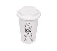 Shepperton Design STMTRPTMW Original Stormtrooper-tazza in ceramica con coperchi