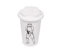 Shepperton Design STMTRPTMW Original Stormtrooper-tazza in ceramica con coperchi