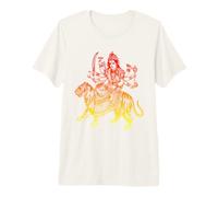 Sherawali Mata Dea Durga Tee Maglietta Premium
