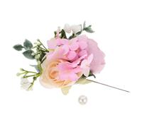 SHERCHPRY 1 Pz. corpetto nuziale fiori artificiali di eucalipto Spille vestiletto matrimoniale wedding dress bouquet di fiori di simulazione corpetto per la decorazione fiore di seta