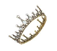 SHERCHPRY 1 Pz Di Tiara Per Copricapo Da Donna Rotonda Da Sposa Da Sposa Oracolo Da Sposa Corone Da Ballo Vintage Da Donna Delicato Copricapo Da