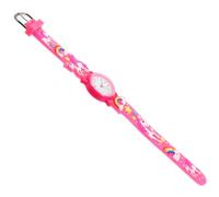 SHERCHPRY 1 Pz orologio per orologio dei cartoni animati che fa i primi passi watch guardare orologio da polso per orologio da polso alla moda pvc rosa