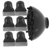 SHERCHPRY 1 Set Accessorio Pettine Per Asciugacapelli Spazzola Per Asciugacapelli Diffusore Universale Per Attaccamento Asciugacapelli Diffusore Ugello (nylon) Nero