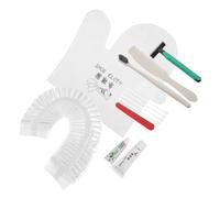 SHERCHPRY 1 Set Articoli Toeletta per Ospiti Kit Viaggio con Spazzolino Pettine Kit e Cappellino Doccia Colori Casual e Design Compatto per Hotel e Strutture Ricettive Colore