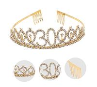 SHERCHPRY 1 Set Da 2 Pezzi Cintura Cerimoniale Corone Da Ballo Tiare Da Donna Fascia Per Il Mio Compleanno Decorazioni Per Feste Di Compleanno Fasce Per Mamma E Tiara