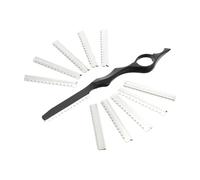 SHERCHPRY 1 Set Da Taglio Dei Manuali Rasoio Per Donne Che Tagliano i Rasoio Per Sfoltire i Set Da Barbiere Acciaio Inossidabile Black