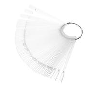 SHERCHPRY 1 Set Di Bastoncini Per Le Nail Art Stick A Forma Di Ventola Schede Color Organizzatori Di Polacchi Per Tecnici Per Chiodi Portanti Per Smalti Per Unghie Per Salone Domestico E