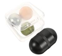 SHERCHPRY 1 Set Globi Facciali Per Estetista Strumenti Di Massaggio Facciale Jade Roller Forma Occhio Rulli Massaggiatori Per Il Viso Di Per Il Viso Scocca in Alluminio Nero