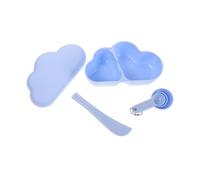 SHERCHPRY 1 Set Set ciotola per fabbricazione mescolare tuo estetista di ciotole facciali applicatore maschera plastica Sky-blue