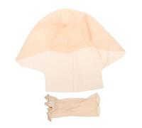SHERCHPRY 1 Set Set di rete calvo per la testa e adulti cappelli prop calvo costume cosplay parrucca con parrucche berretti copertura della testa calva cosplay poliestere