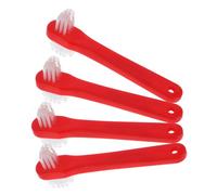 SHERCHPRY 1 Set Spazzola Per La Pulizia Della Protesi B Spazzolino Da Viaggio Spazzolino Da Denti Portatile Spazzolino Da Denti Adulti Riferere Il Pennello Per La Pulizia Pp Rosso 4 Pezzi