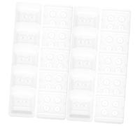 SHERCHPRY 1 Set Vassoio Farmaceutico Ciotola Di Miscelazione Comoda Tazza Orale Piatto Dappen Multiuso Comoda Tazza Di Miscelazione Polipropilene Bianca 20 Pezzi