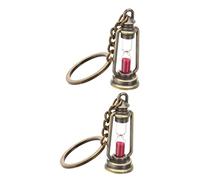 SHERCHPRY 10 Pezzi Portachiavi a Clessidra Colgantes Para De Mujer Novità Portachiavi Assetto Dell'auto Portachiavi Alla Rinfusa Catena Di Ottone Orologi Porta Girevole Massa Mancare Metallo