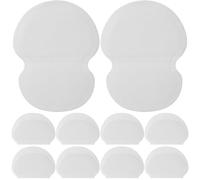 SHERCHPRY 100 Pezzi adesivi antitraspiranti sotto la camicia imbottitura per il sudore pad sudore uomini tampone di sudore sulla pelle forniture estive Carta bianca