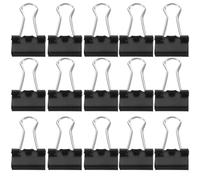 SHERCHPRY 100 Pezzi Clip Fermacarte in Acciaio Inossidabile Nero, Piccoli Fermagli Resistenti e Creativi, per Scrapbooks e Appunti Decorativi, Non Si Deformano Né Si Rompono