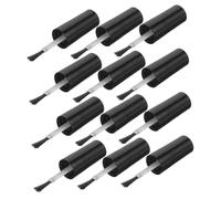 SHERCHPRY 10pezzi Pennelli per Smalto per Unghie Pennelli di Ricambio per Gel Liquido per Immersione Accessori per Manicure Art Fai da Te Nero