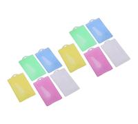 SHERCHPRY 10pezzi Protezioni Per Tessere Identificative Custodie Protettive Per Tessere Buste Trasparenti Per Autobus