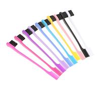 SHERCHPRY 10pezzi Spazzola Per Sopracciglia e Pettine Per Ciglia Da Pennello Doppia Punta e Pettini Per Sopracciglia Strumento Per Spazzola Per Ciglia Pettine Per Adatto Per Uso Professional