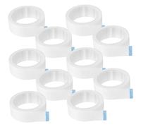 SHERCHPRY 10rotoli Nastro Adesivo Per Extension Ciglia Di Nastro in Tessuto Per Occhi Metri Rotolo Facile Da Applicare e Rimuovere Residui