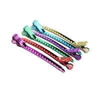 SHERCHPRY 12 pezzi Fermagli Capelli in Acciaio Inossidabile Becchi di Anatra Antiscivolo Clip Metallo Resistenti per Parrucchieri Styling Donna e Uso Salon Colore Casuale Colore Casuale