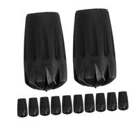 SHERCHPRY 12 Pezzi Gommini per Bastoncini Trekking in PVC Resistente Punta Antiscivolo per Bastoni Passeggio e Nordic Walking Ricambio per Escursionismo e Alpinismo