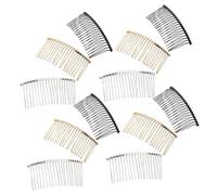 SHERCHPRY 12 Pezzi Pettini Laterali Metallo con Denti Accessori per Acconciature Sposa e Design Resistente e Maneggevole per Ottima e Comfort