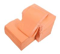 SHERCHPRY 125 Pezzi Tavolo di bellezza tovaglie Sottomano per nail art rosa pratica pastiglie stuoie per unghie manicure tavolo tecnico per unghie doppia pasta di legno Orange