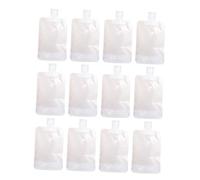 SHERCHPRY 12pezzi Borsa Per Cosmetici Ricaricabili Coperchio Satinato Anti-perdita Borsa Portatile Comprimibile Per Viaggi Sacchetto Cosmetico Da Viaggio Per Lozioni