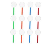 SHERCHPRY 12pezzi Lente d Ingrandimento Per Ragazzo Ragazza Portatile Per Lezioni Di Scienze e Esplorazione Della Natura Realizzata in Buona Plastica Leggera e Sicura Per Osservazione All