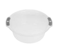 SHERCHPRY 13 bacinella vasca rotonda in plastica vasca da bagno vasca per pediluvio lavabo tondo in ceramica Basato di lavaggio in plastica lavabo per bucato pp Transparent