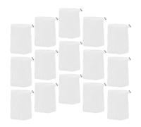 SHERCHPRY 15 Pezzi Sacchetto di Schiuma in Rete per Doccia e Lavaggio del Viso da Esfoliante Insaponante per Bagno di Casa e Viaggio con Gancio per Sospensione Incluso