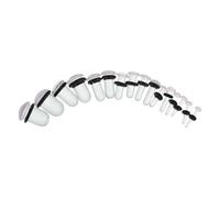 SHERCHPRY 16pezzi Calibri per Orecchie in Vetro Trasparente con Design Fungo Taper Single Flare per Allungamento Delicato da Set Unisex di Tunnel per Espansione del Padiglione Auricolare