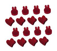 SHERCHPRY 16pezzi Fermagli Per Piccoli Di Cuore Testa Di Coniglio Mini Fermagli Artiglio Per