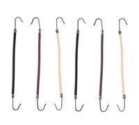 SHERCHPRY 18pezzi Elastici per Capelli Donna Morbidi Colorati Elastico per Capelli Tipo Gancio Accessorio in Silicone Fibbia per Coda di Cavallo per Feste e Uso Quotidiano