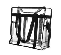 SHERCHPRY 1pezzi Borsa Trasparente Monospalla per Dischi e Oggetti Piccoli Realizzata in Pvc per Uso Quotidiano e Viaggi