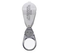 SHERCHPRY 1pezzi Lente d Ingrandimento per Gioielli Illuminata LED Rilevatore di Oggetti Falsi Lente d Ingrandimento Pieghevole Tascabile per Gioiellieri e Controllo Anti-Falsi