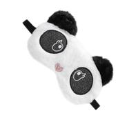 SHERCHPRY 1pezzi Per Occhi Tema Panda Comoda e Benda Per Dormire Design Fasce Elastiche Blocca La Adatta Per Treno Auto Casa Hotel